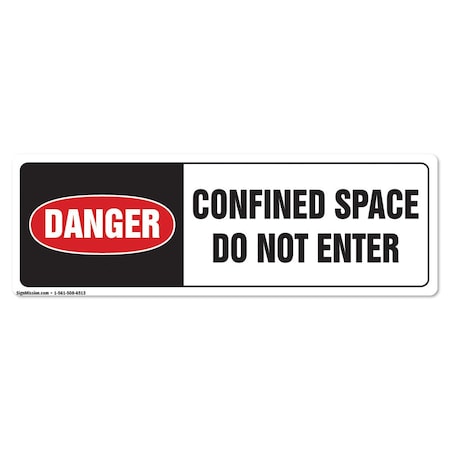 Confined Space 18in Non-Slip Floor Marker, 6PK